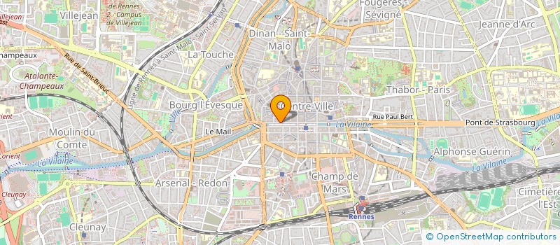 localisation de l'entreprise MONSIEUR CHRISTIAN MIGNE  RENNES