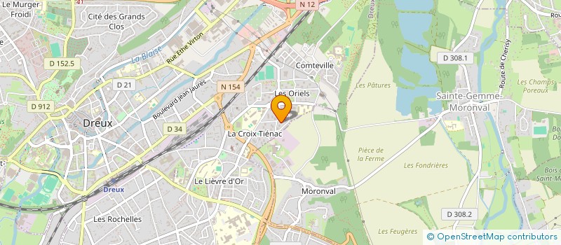 localisation de l'entreprise MONSIEUR CHRISTIAN MIKWIZA à DREUX