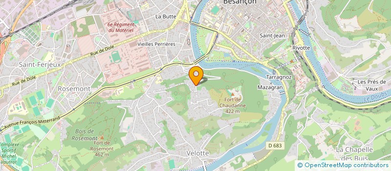 localisation de l'entreprise MONSIEUR CHRISTIAN MILESI  BESANCON