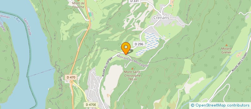 localisation de l'entreprise MONSIEUR CHRISTIAN MILLET à MOIRANS-EN-MONTAGNE