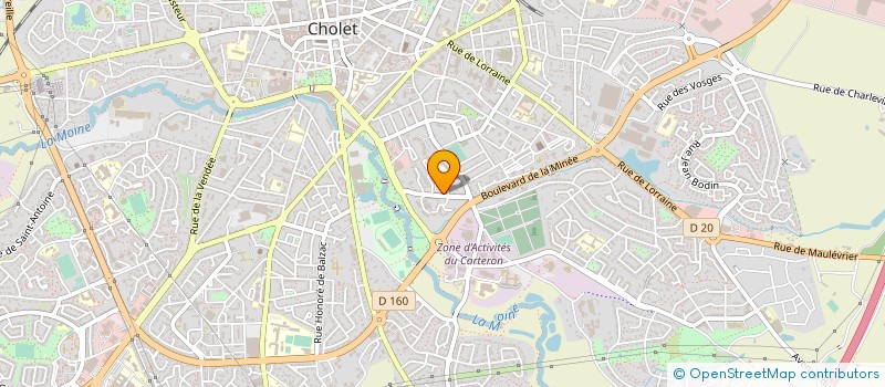 localisation de l'entreprise MONSIEUR CHRISTIAN MINCHENEAU à CHOLET