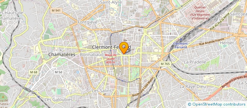 localisation de l'entreprise MONSIEUR CHRISTIAN MIRAND  CLERMONT-FERRAND