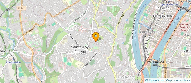 localisation de l'entreprise MONSIEUR CHRISTIAN MIRONI à SAINTE-FOY-LES-LYON
