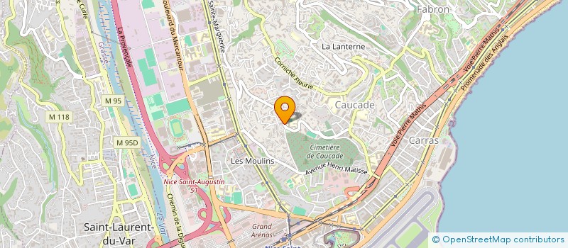 localisation de l'entreprise MONSIEUR CHRISTIAN MISTRETTA à NICE