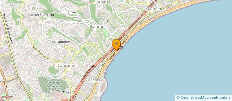 localisation de l'entreprise MONSIEUR CHRISTIAN MISTURA à NICE