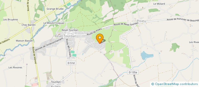 localisation de l'entreprise MONSIEUR CHRISTIAN MOCZINSKI  REVEL-TOURDAN