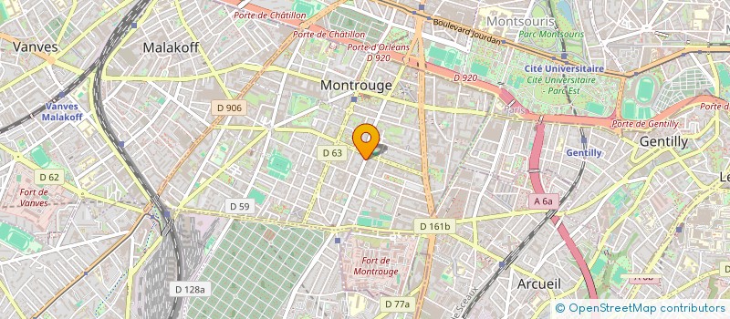 localisation de l'entreprise MONSIEUR CHRISTIAN MOHAWEGE à MONTROUGE