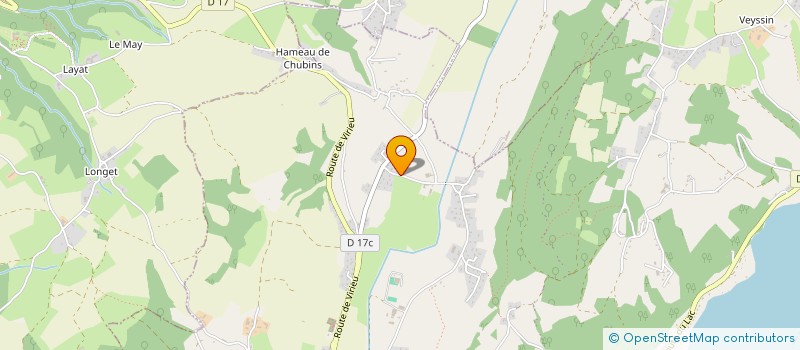 localisation de l'entreprise MONSIEUR CHRISTIAN MOINE  VILLAGES DU LAC DE PALADRU