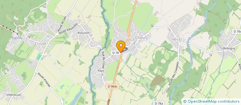 localisation de l'entreprise MONSIEUR CHRISTIAN MOINE  CHEVRY