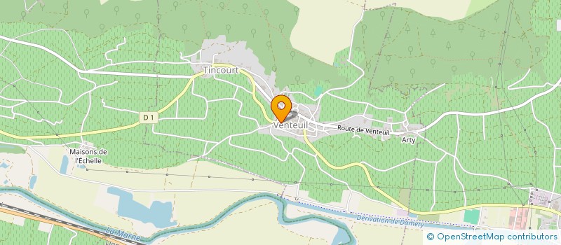 localisation de l'entreprise MONSIEUR CHRISTIAN MOLET  VENTEUIL