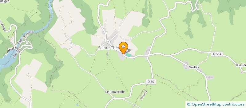 localisation de l'entreprise MONSIEUR CHRISTIAN MOLINES  SAINTE-THERENCE