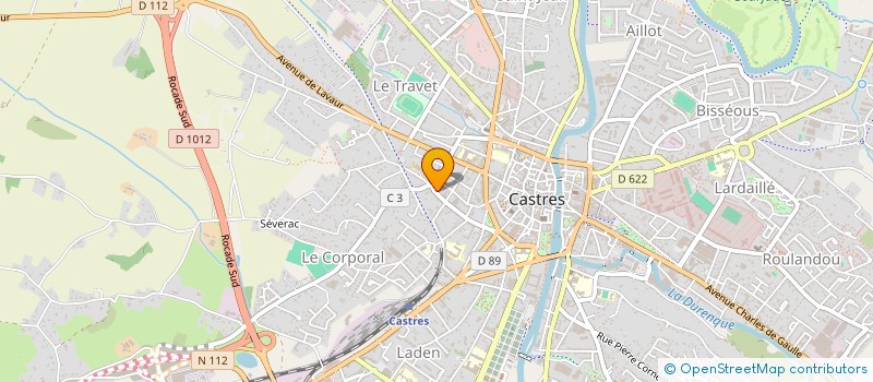 localisation de l'entreprise MONSIEUR CHRISTIAN MOLINIE  CASTRES