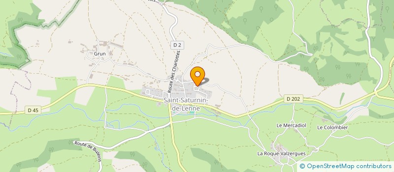 localisation de l'entreprise MONSIEUR CHRISTIAN MOLINIE  SAINT-SATURNIN-DE-LENNE