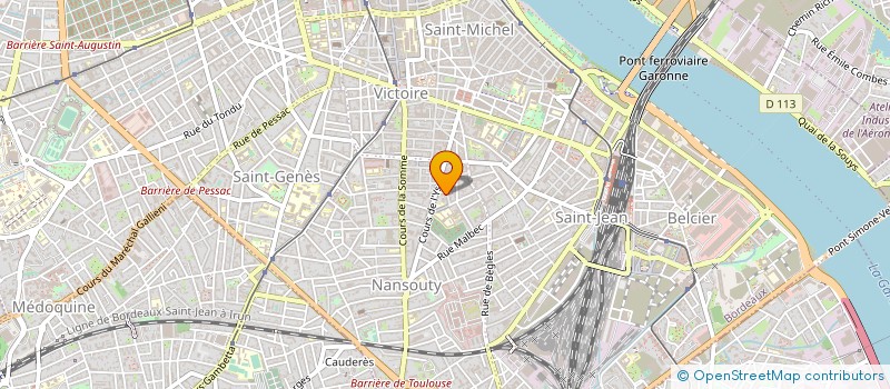 localisation de l'entreprise MONSIEUR CHRISTIAN MONCADE à BORDEAUX