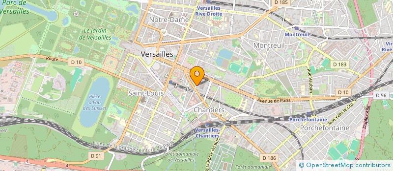 localisation de l'entreprise MONSIEUR CHRISTIAN MONDO SAFOU à VERSAILLES