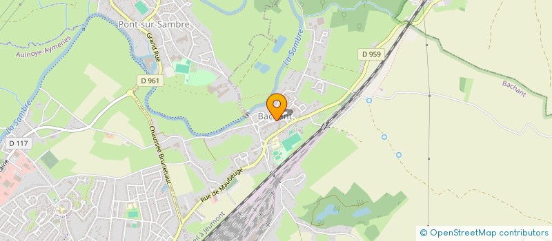 localisation de l'entreprise MONSIEUR CHRISTIAN MONIER  BACHANT