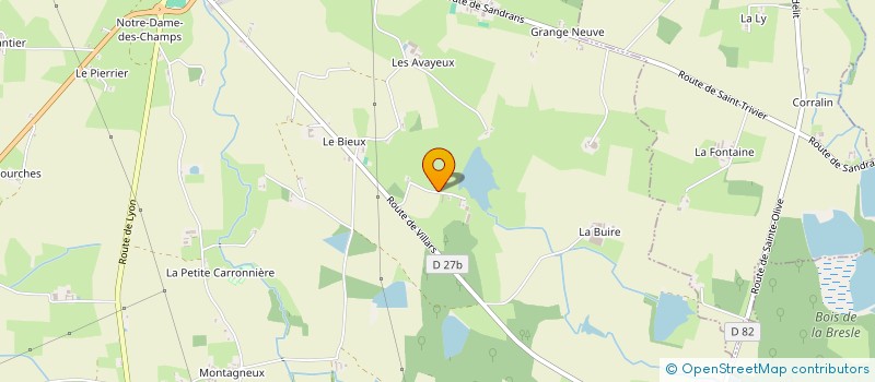 localisation de l'entreprise MONSIEUR CHRISTIAN MONNET à SAINT-TRIVIER-SUR-MOIGNANS