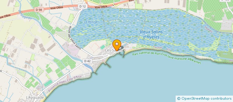 localisation de l'entreprise MONSIEUR CHRISTIAN MONNIER à HYERES