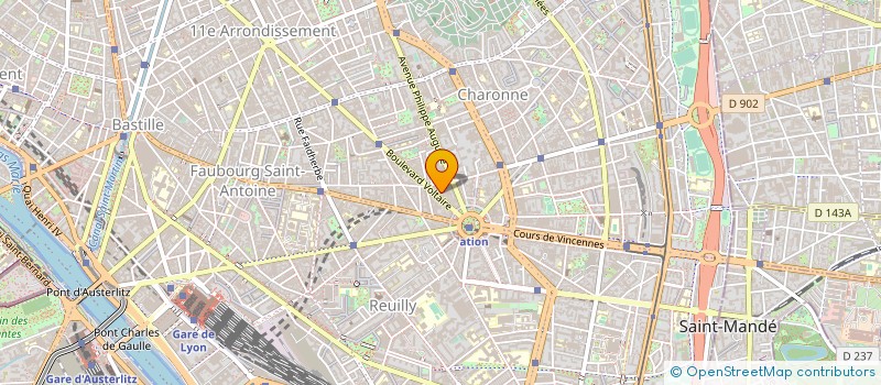 localisation de l'entreprise MONSIEUR CHRISTIAN MONNIER  PARIS