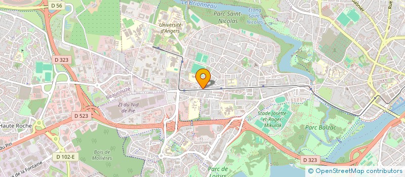 localisation de l'entreprise MONSIEUR CHRISTIAN MONNIER  ANGERS