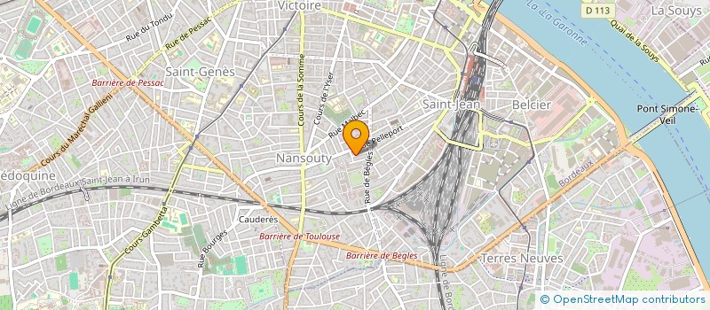 localisation de l'entreprise MONSIEUR CHRISTIAN MONTEPIN  BORDEAUX