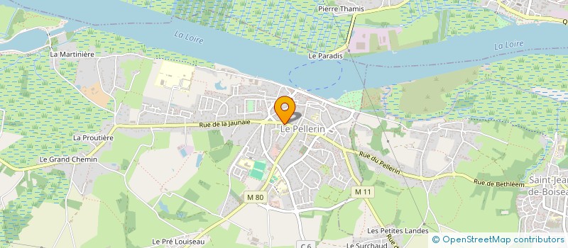 localisation de l'entreprise MONSIEUR CHRISTIAN MONTERO  LE PELLERIN