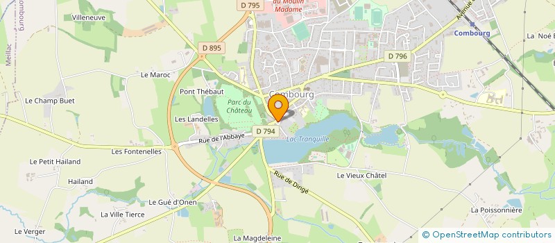 localisation de l'entreprise MONSIEUR CHRISTIAN MORANZONI  COMBOURG