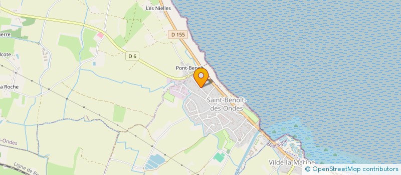 localisation de l'entreprise MONSIEUR CHRISTIAN MORDREL  SAINT-BENOIT-DES-ONDES