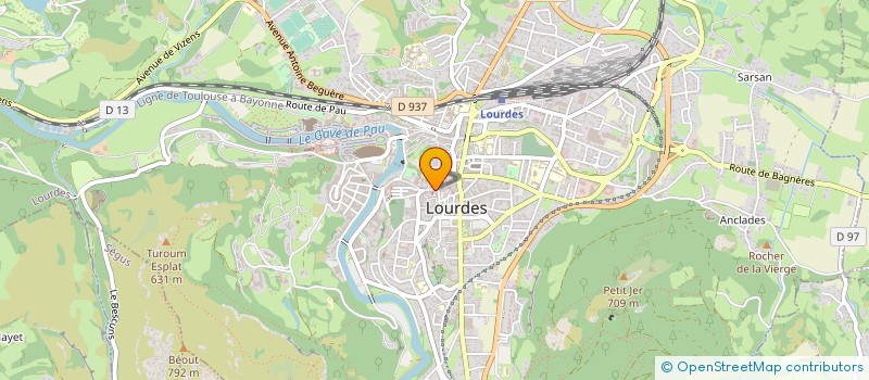 localisation de l'entreprise MONSIEUR CHRISTIAN MOREAU à LOURDES