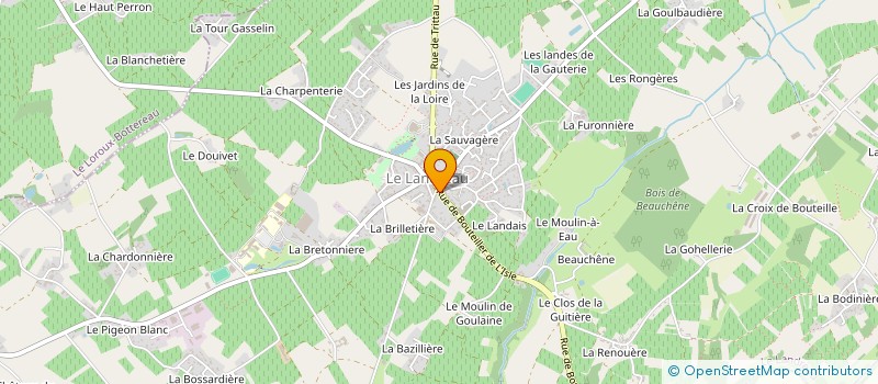 localisation de l'entreprise MONSIEUR CHRISTIAN MOREAU à LE LANDREAU