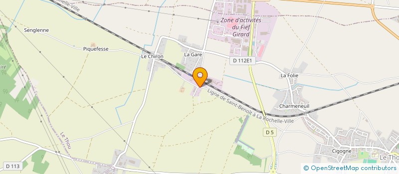 localisation de l'entreprise MONSIEUR CHRISTIAN MOREAU  LE THOU