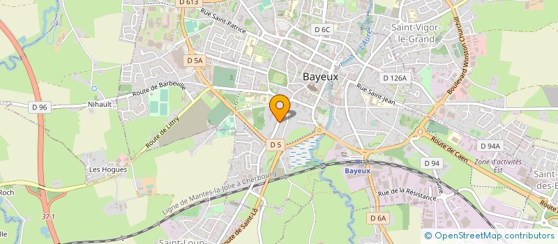 localisation de l'entreprise MONSIEUR CHRISTIAN MOREL à BAYEUX