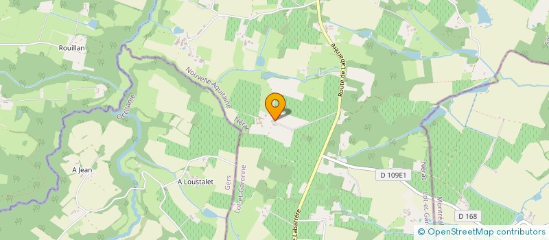 localisation de l'entreprise MONSIEUR CHRISTIAN MOREL  SAINTE-MAURE-DE-PEYRIAC