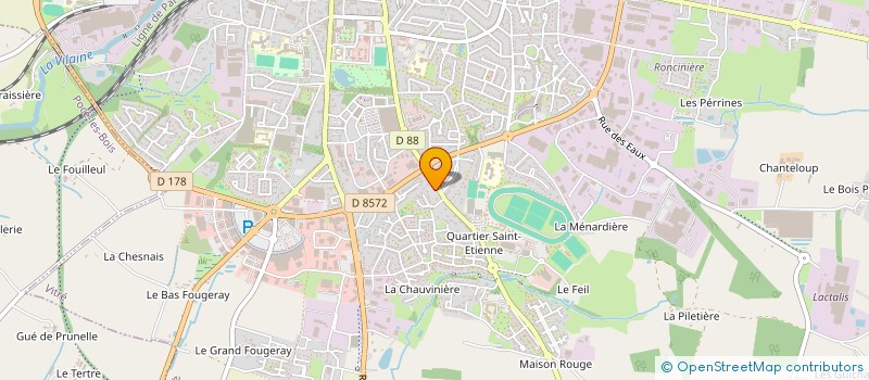 localisation de l'entreprise MONSIEUR CHRISTIAN MOREL  VITRE