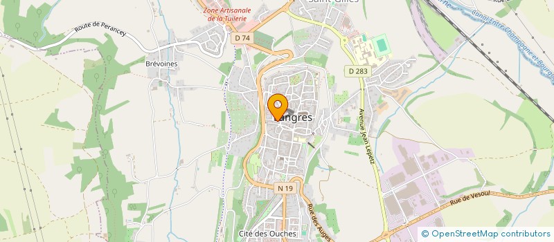 localisation de l'entreprise MONSIEUR CHRISTIAN MOREL à LANGRES