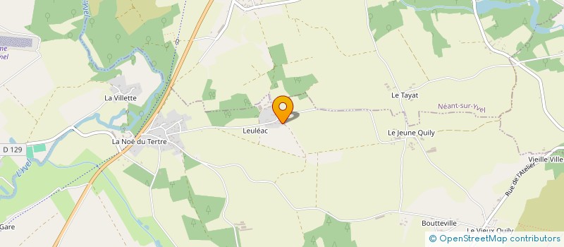 localisation de l'entreprise MONSIEUR CHRISTIAN MOREL  LOYAT