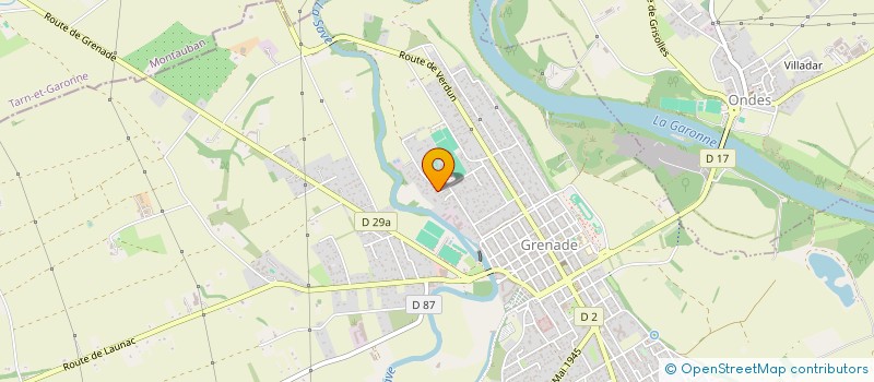 localisation de l'entreprise MONSIEUR CHRISTIAN MORENO  GRENADE