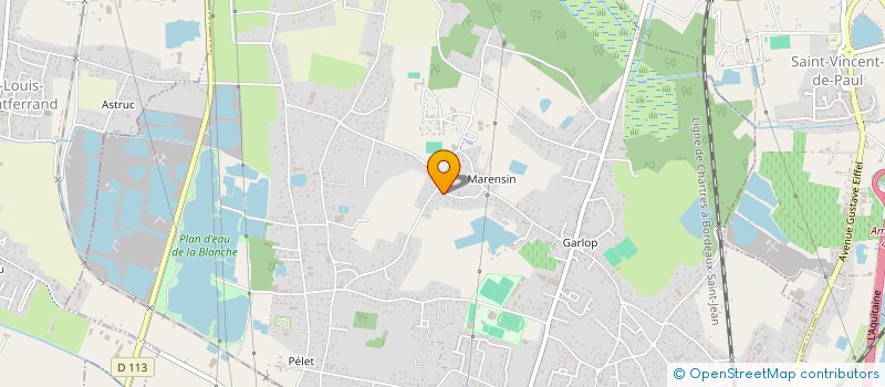 localisation de l'entreprise MONSIEUR CHRISTIAN MORENO  AMBARES-ET-LAGRAVE