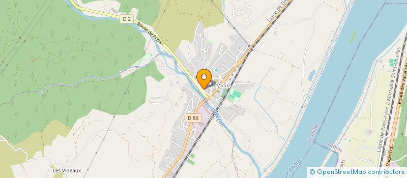 localisation de l'entreprise MONSIEUR CHRISTIAN MORETTE  MEYSSE