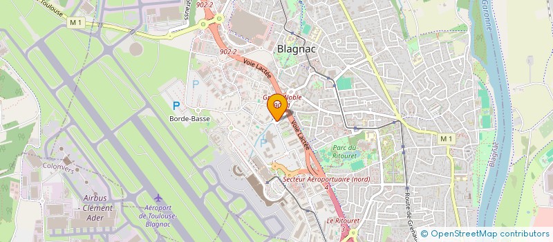 localisation de l'entreprise MONSIEUR CHRISTIAN MORIEUL à BLAGNAC