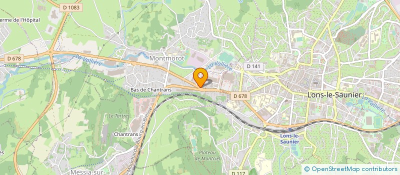 localisation de l'entreprise MONSIEUR CHRISTIAN MORIN  LONS-LE-SAUNIER