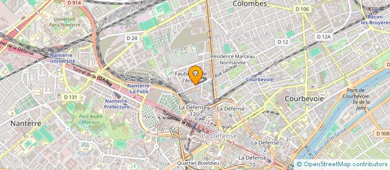 localisation de l'entreprise MONSIEUR CHRISTIAN MORIN à COURBEVOIE