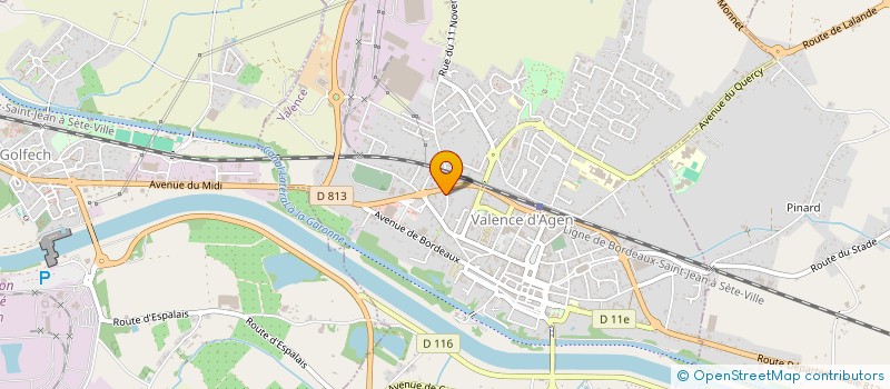 localisation de l'entreprise MONSIEUR CHRISTIAN MORROS  VALENCE