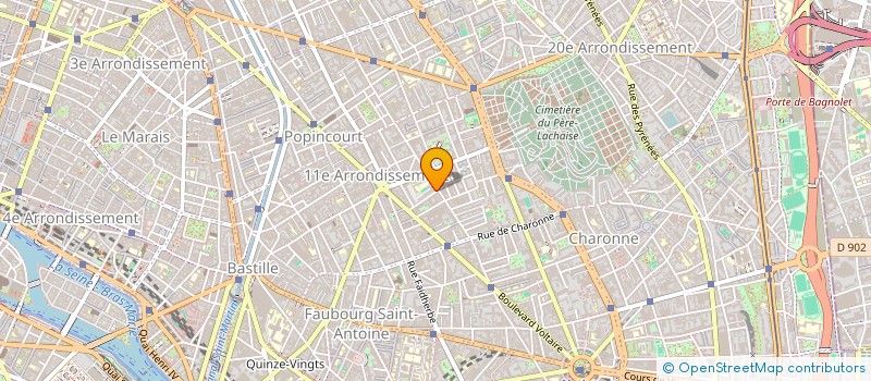 localisation de l'entreprise MONSIEUR CHRISTIAN MORVAN  PARIS