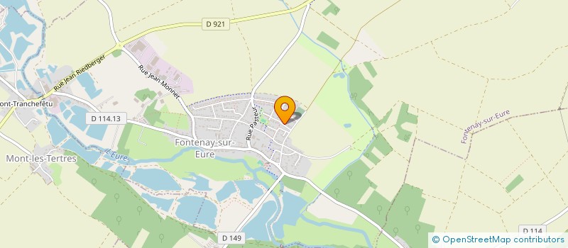 localisation de l'entreprise MONSIEUR CHRISTIAN MORVANY à FONTENAY-SUR-EURE