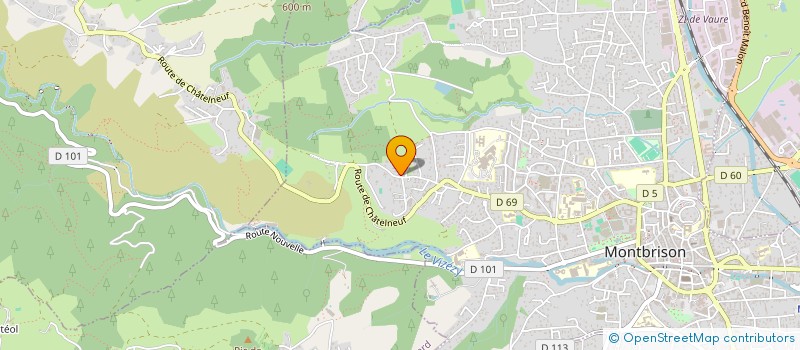localisation de l'entreprise MONSIEUR CHRISTIAN MOSNIER  MONTBRISON