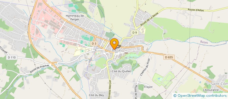 localisation de l'entreprise MONSIEUR CHRISTIAN MOTHES  BAZAS