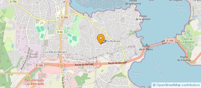 localisation de l'entreprise MONSIEUR CHRISTIAN MOUCHE à DINARD