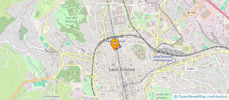 localisation de l'entreprise MONSIEUR CHRISTIAN MOULIN à SAINT-ETIENNE