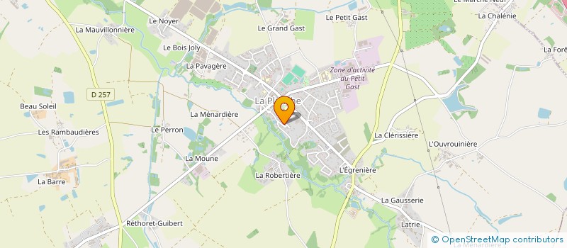 localisation de l'entreprise MONSIEUR CHRISTIAN MOULIN à LA PLANCHE